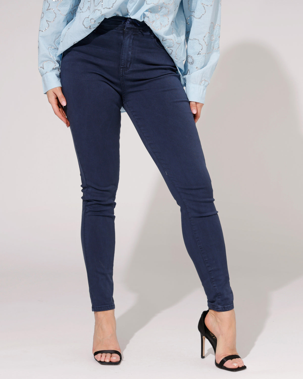 Goodies Skinny jeans Lou-20 in blauw
