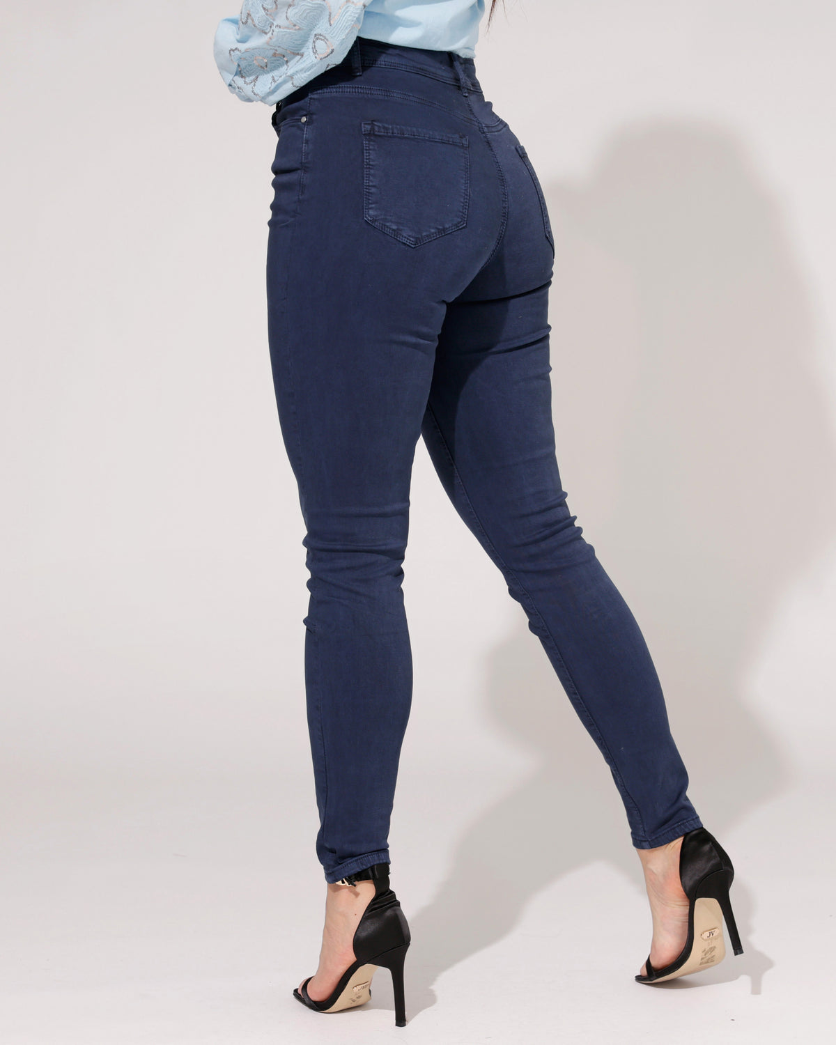 Goodies Skinny jeans Lou-20 in blauw, extra aanzicht 2