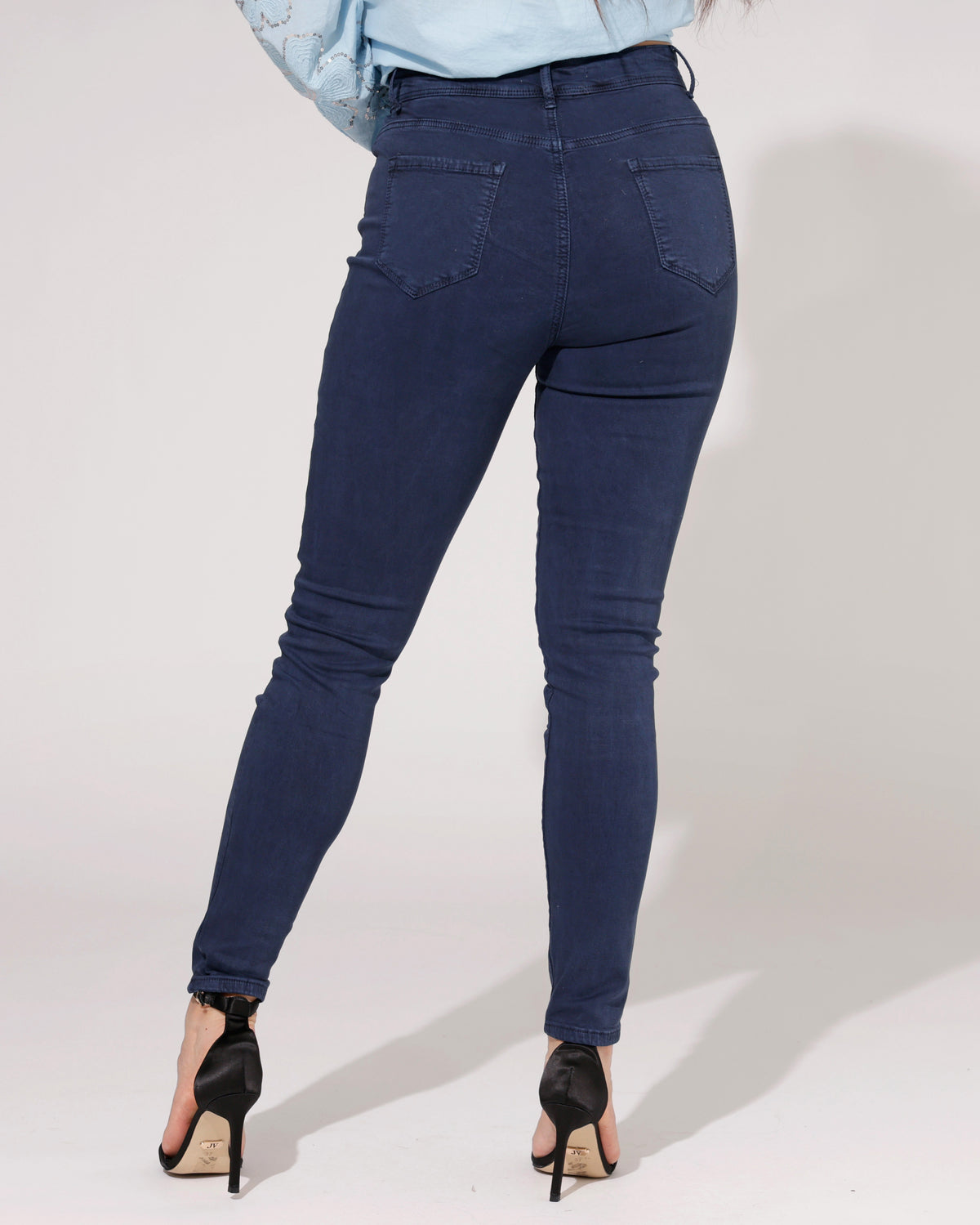 Goodies Skinny jeans Lou-20 in blauw, extra aanzicht 3