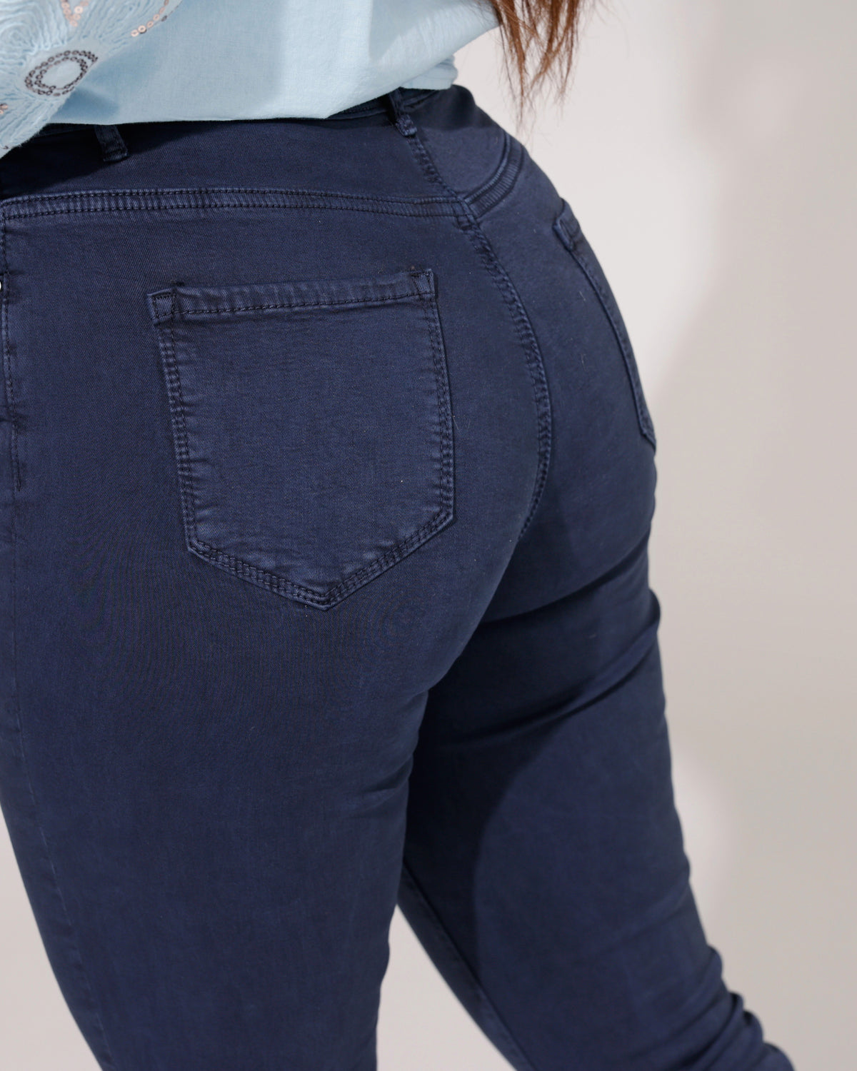 Goodies Skinny jeans Lou-20 in blauw, extra aanzicht 4