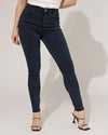 Goodies | Skinny jeans Lou-3 Donkerblauw