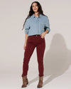 Goodies | Skinny jeans Lou-6 Bordeaux