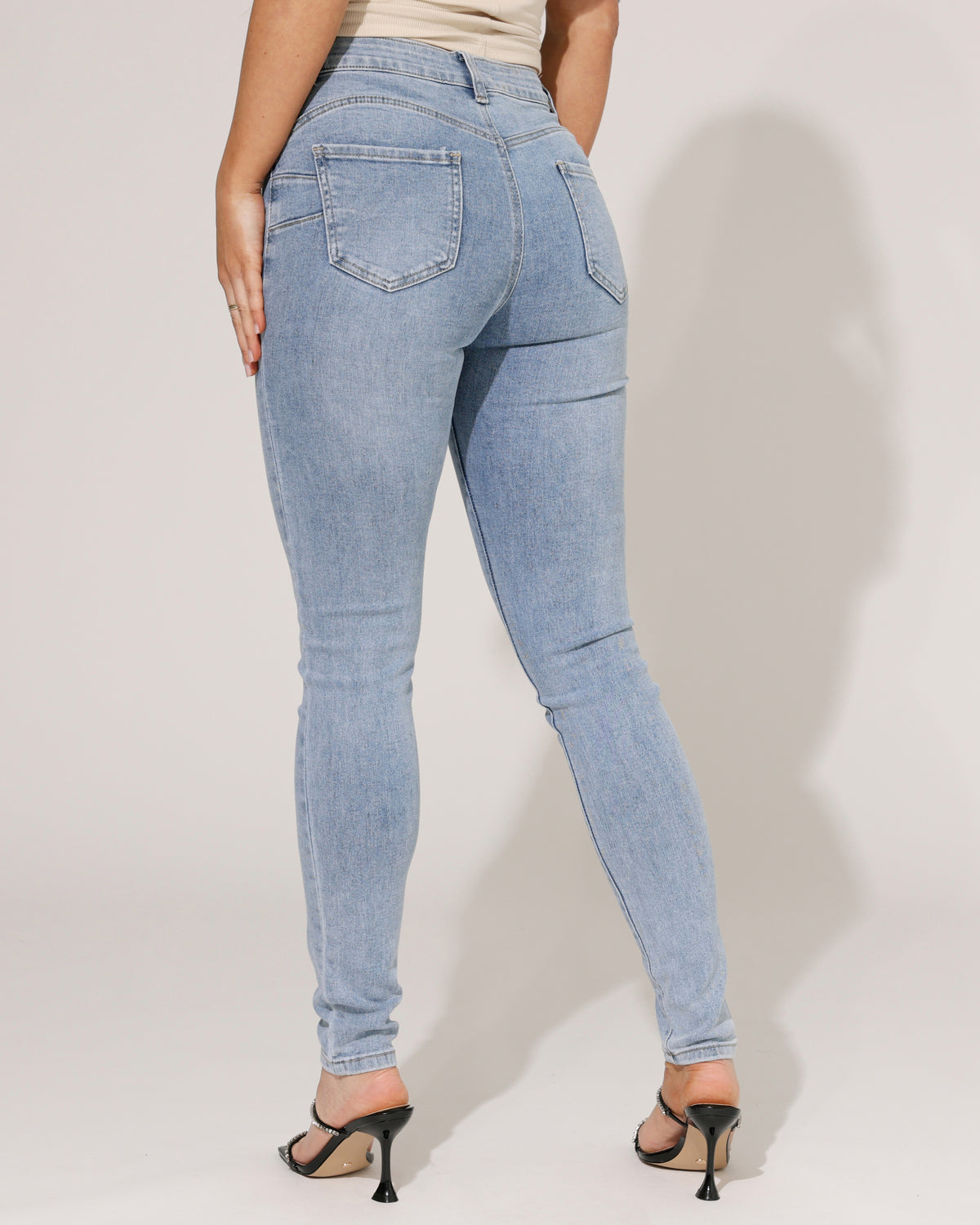 Goodies Skinny jeans Noe in blauw, extra aanzicht 2