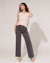 Goodies | Wide leg jeans Es-5 Donkergrijs
