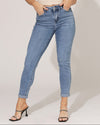 Hello Miss | Slim jeans Cecile-5 Blauw