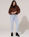 Hello Miss | Slim jeans Levie-2 Lichtblauw