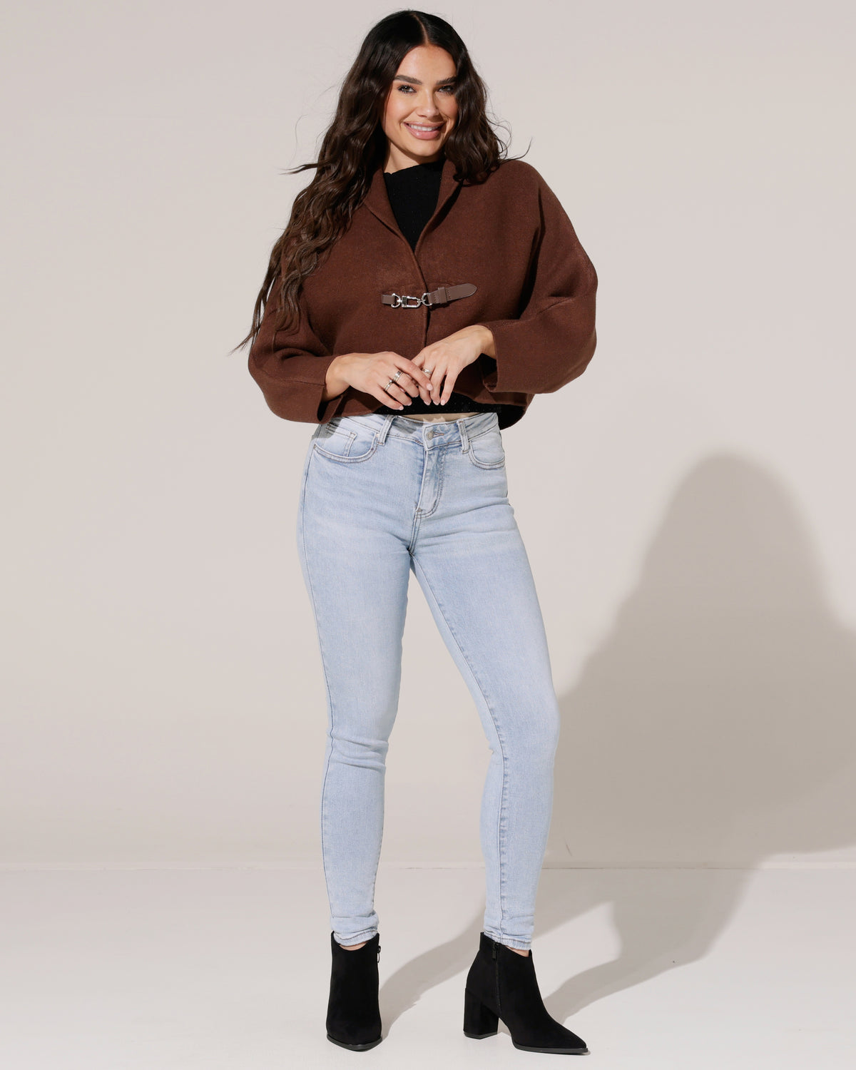 Hello Miss Slim jeans Levie-2 in lichtblauw