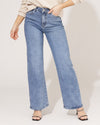 Hello Miss | Wide leg jeans Jamie-15 Blauw