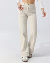 Hello Miss | Wide leg jeans Janey-13 Beige