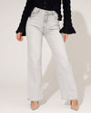 Hello Miss | Wide leg jeans Tess-2 Grijs