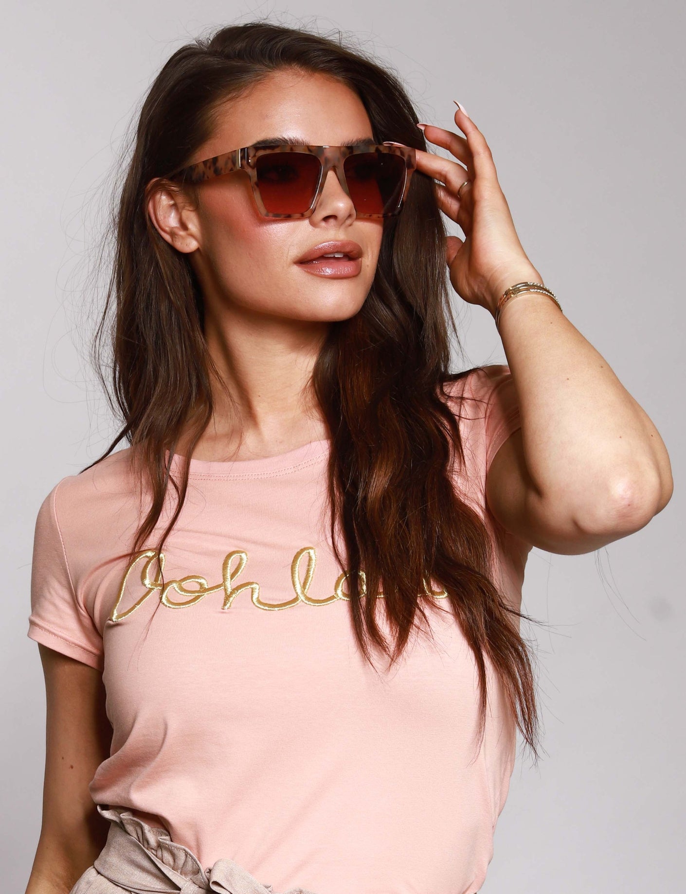 Zonnebril Abby Bruin