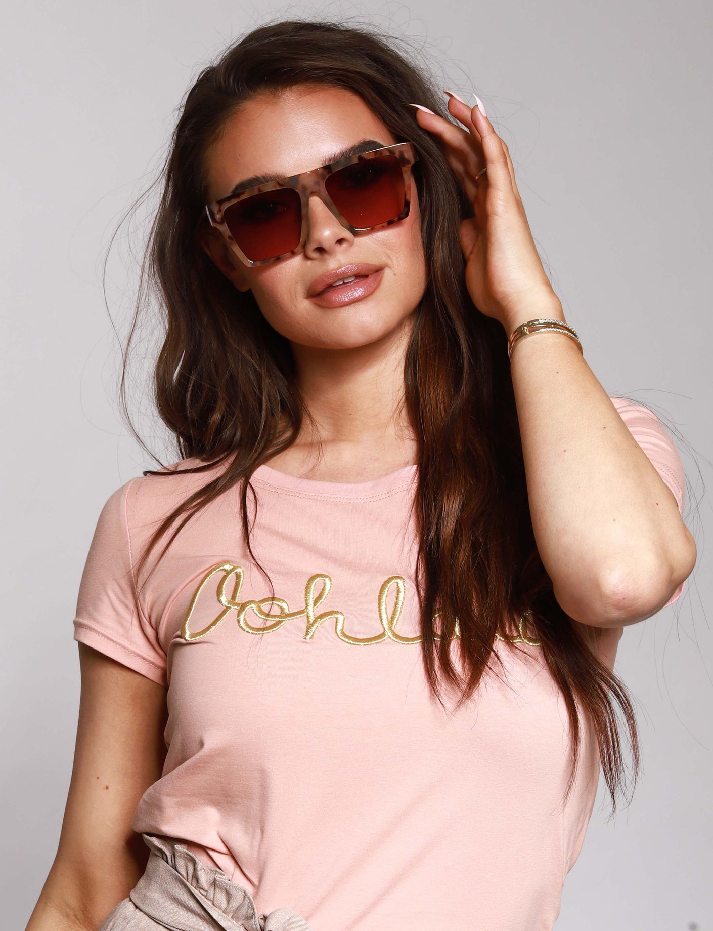 Zonnebril Abby Bruin