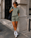 Co-ord set ballon top Nina Groen