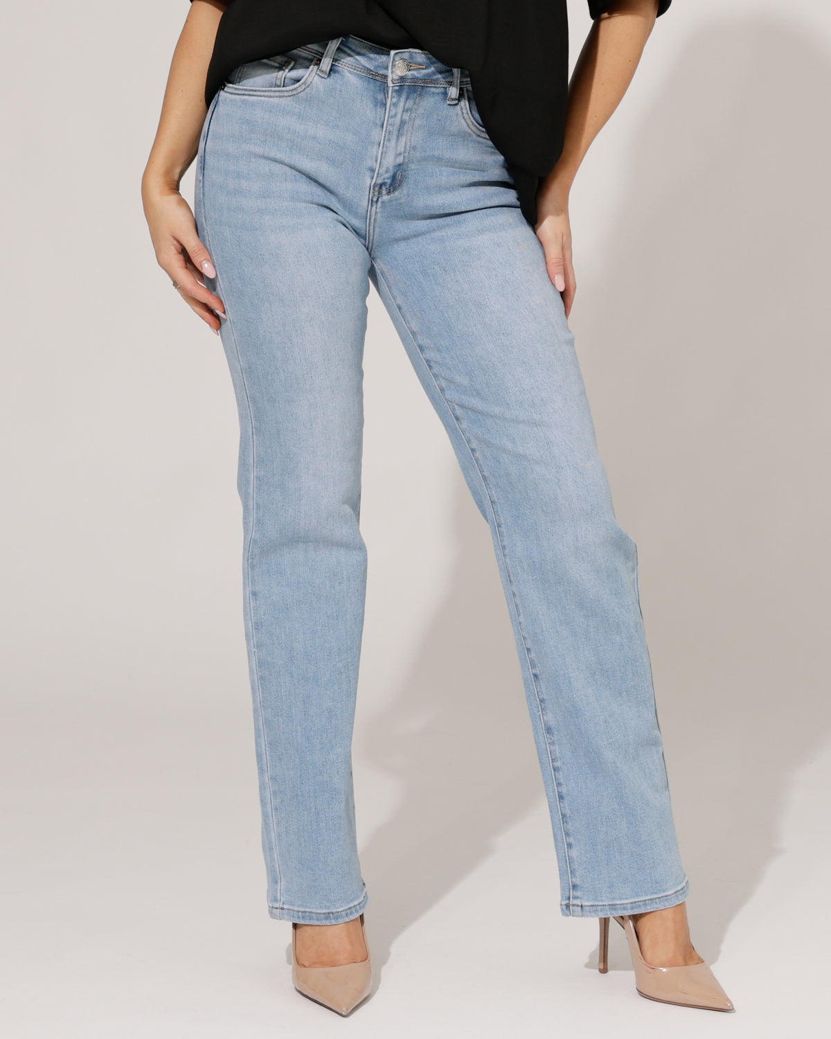 Norfy Straight jeans power stretch Kimmie