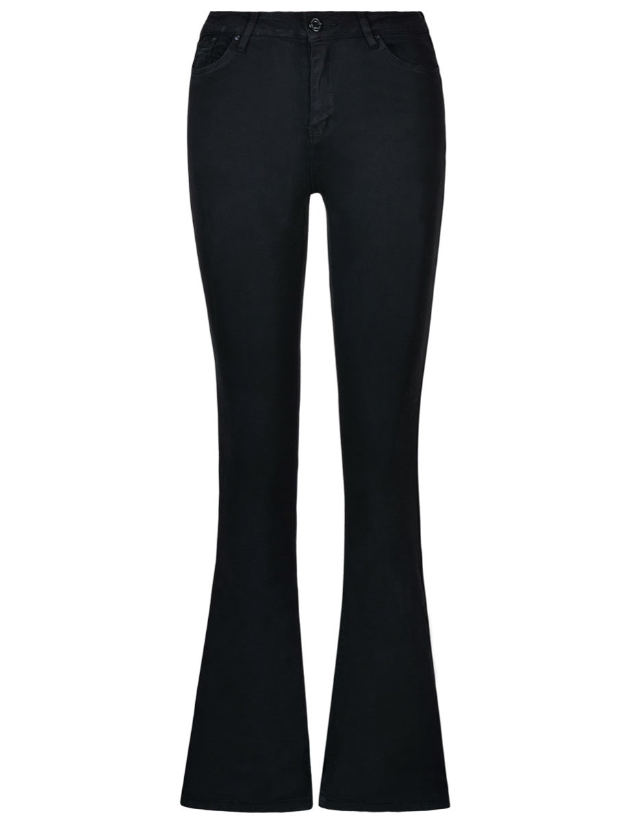 Ana & Lucy | Flared jeans Floor Zwart