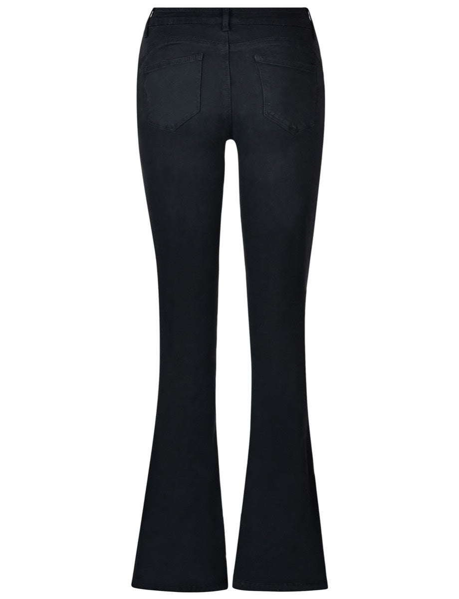 Ana & Lucy | Flared jeans Floor Zwart