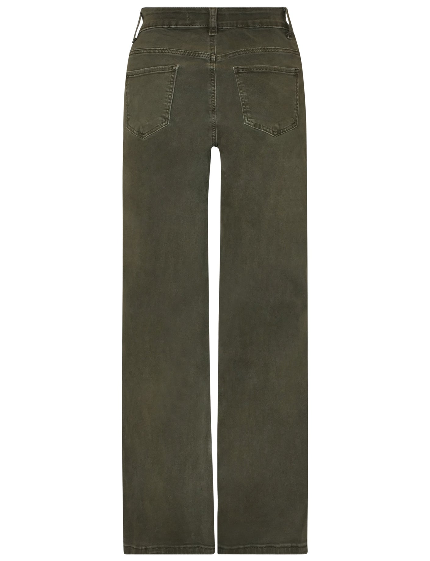 Goodies | Wide leg jeans Es-13 Donkergroen