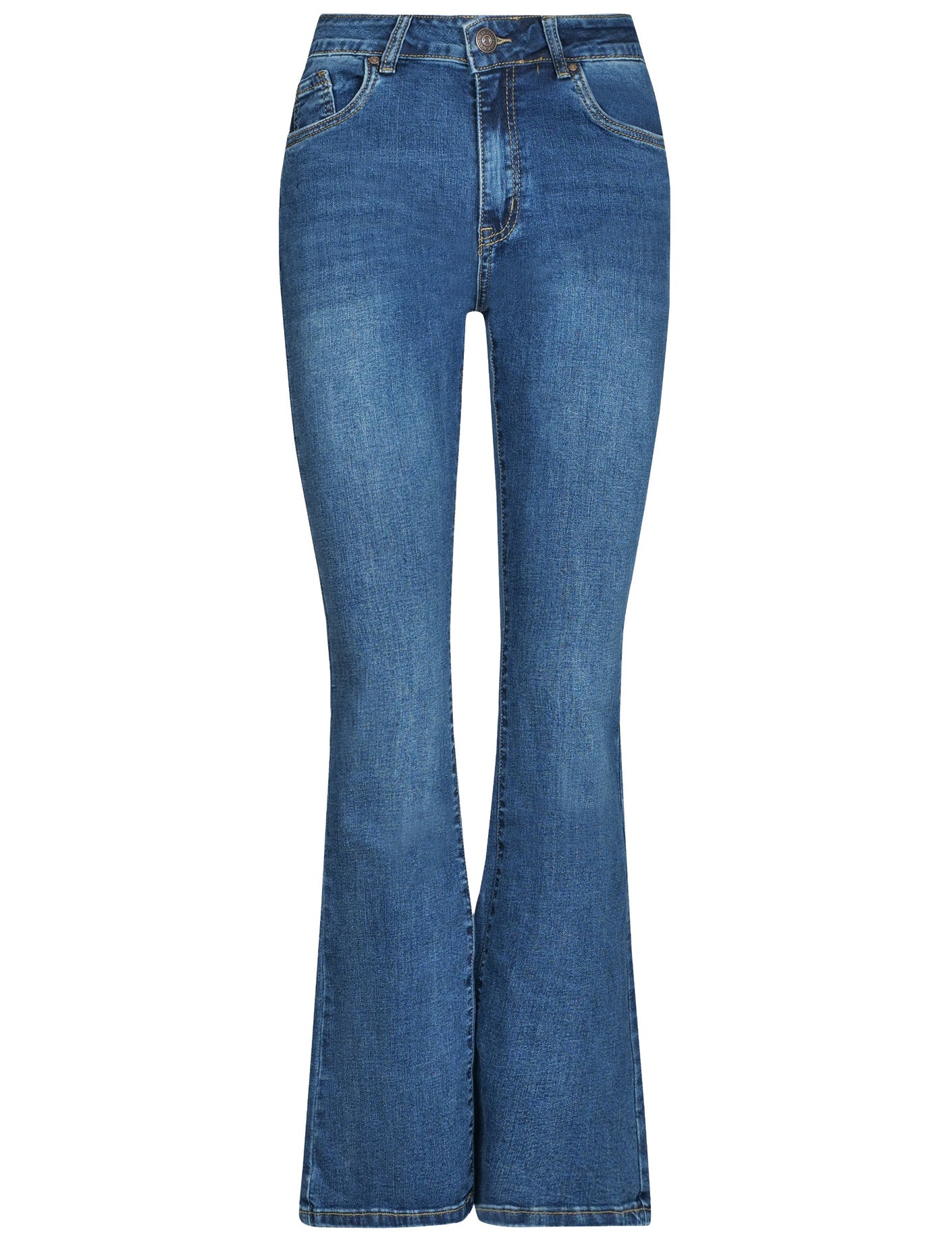Norfy | Flared jeans 8445 Blauw