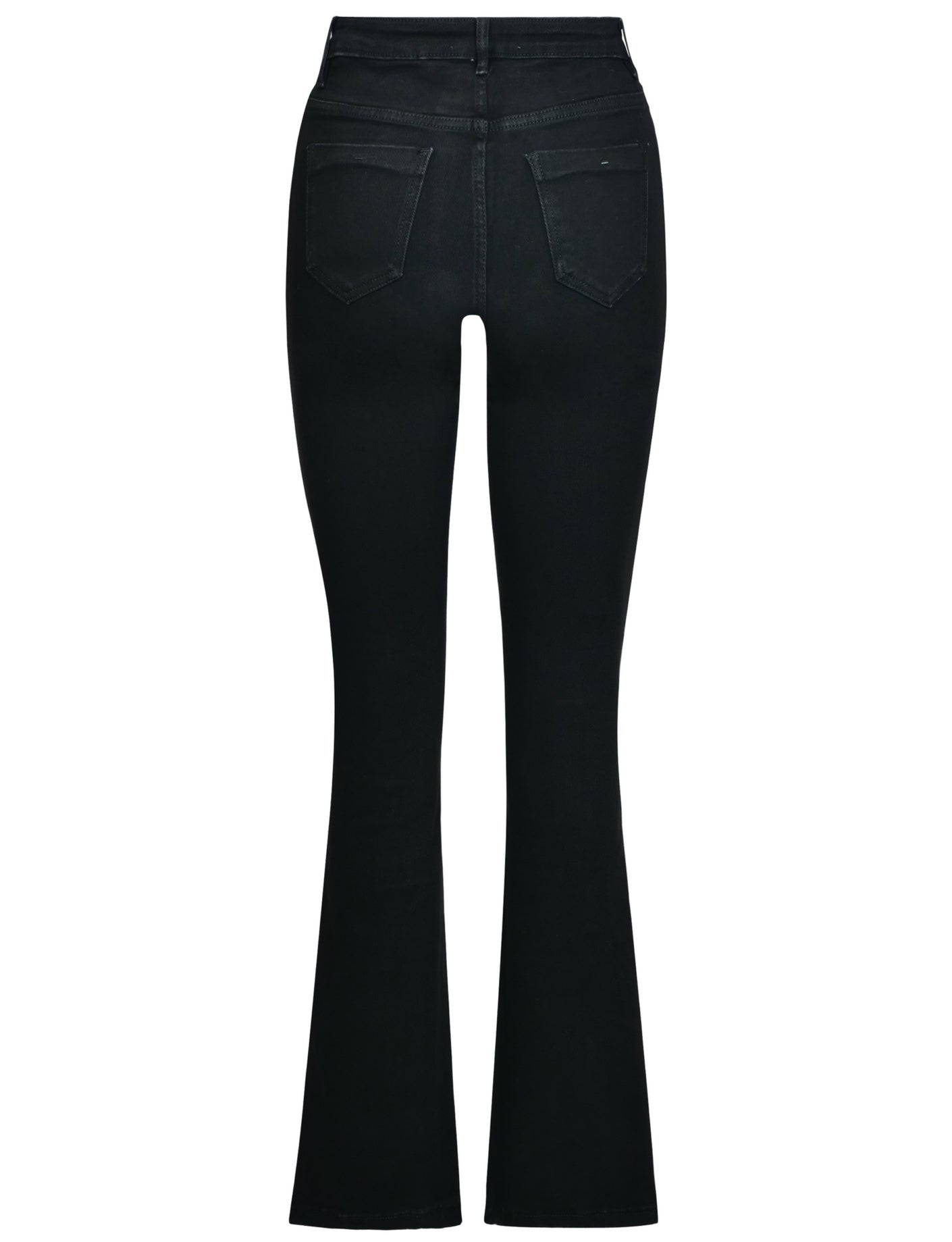 Hello Miss | Flared jeans Mitty-3 Zwart
