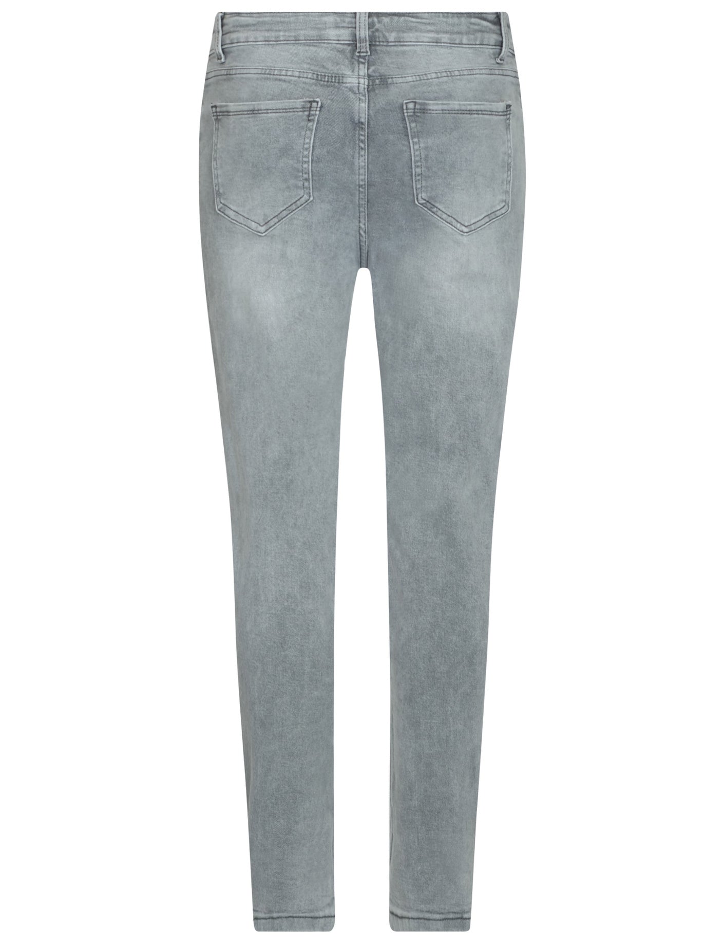 Hello Miss | Mom jeans Vajen-6 Grijs