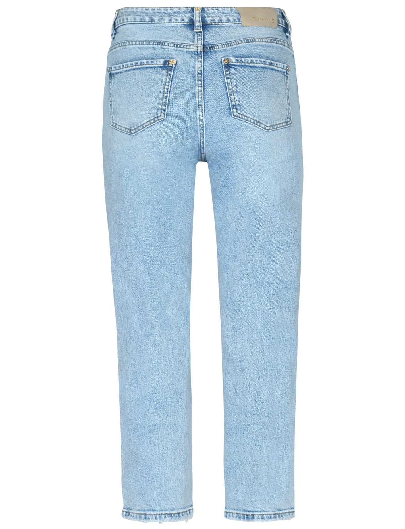 Queen Hearts | Mom jeans Lieve Blauw