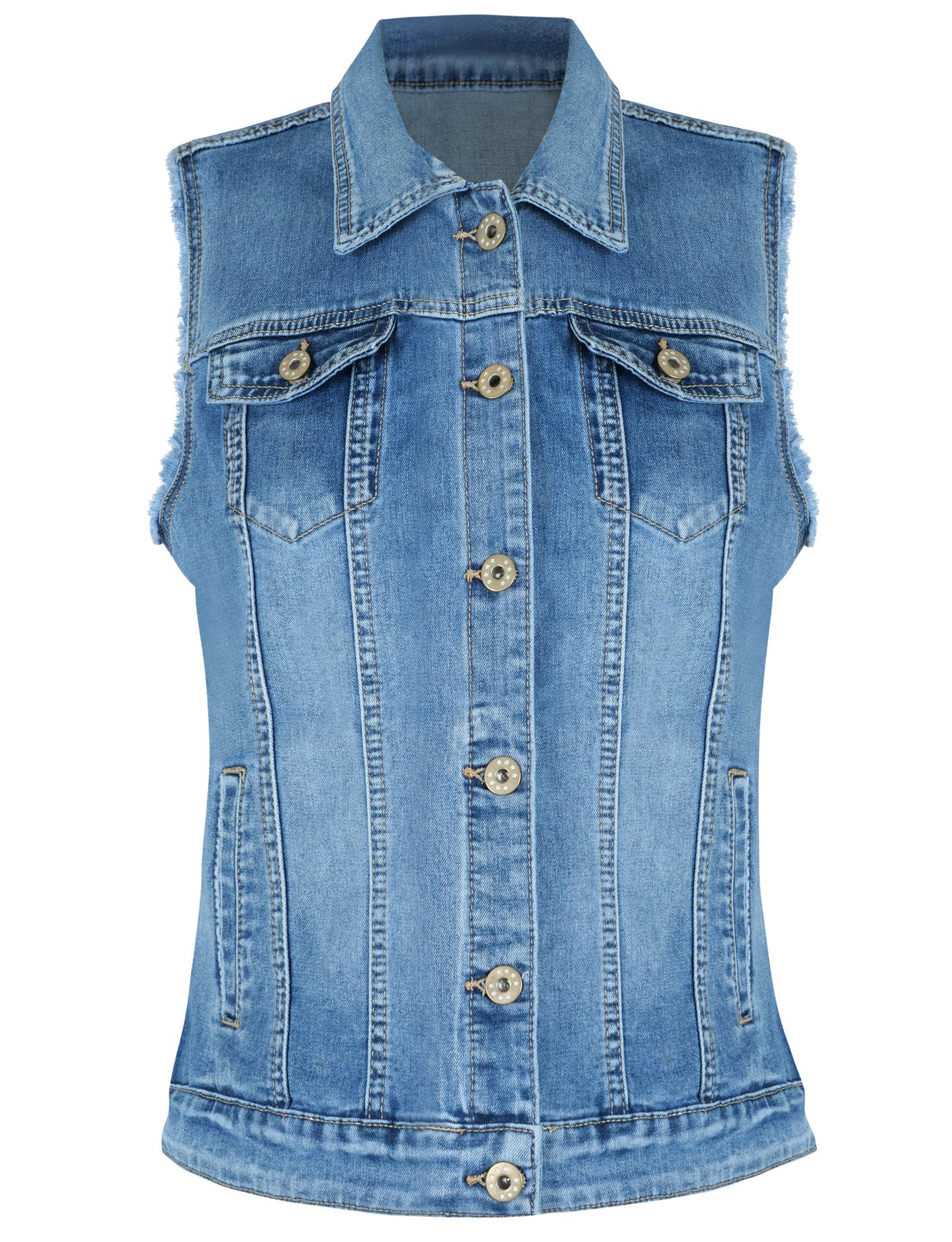 ZAC & ZOE | Spijkergilet Teddie Blauw