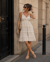 Rafel jurk Jolie Beige
