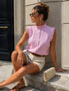 Blouse met kant Nance Roze