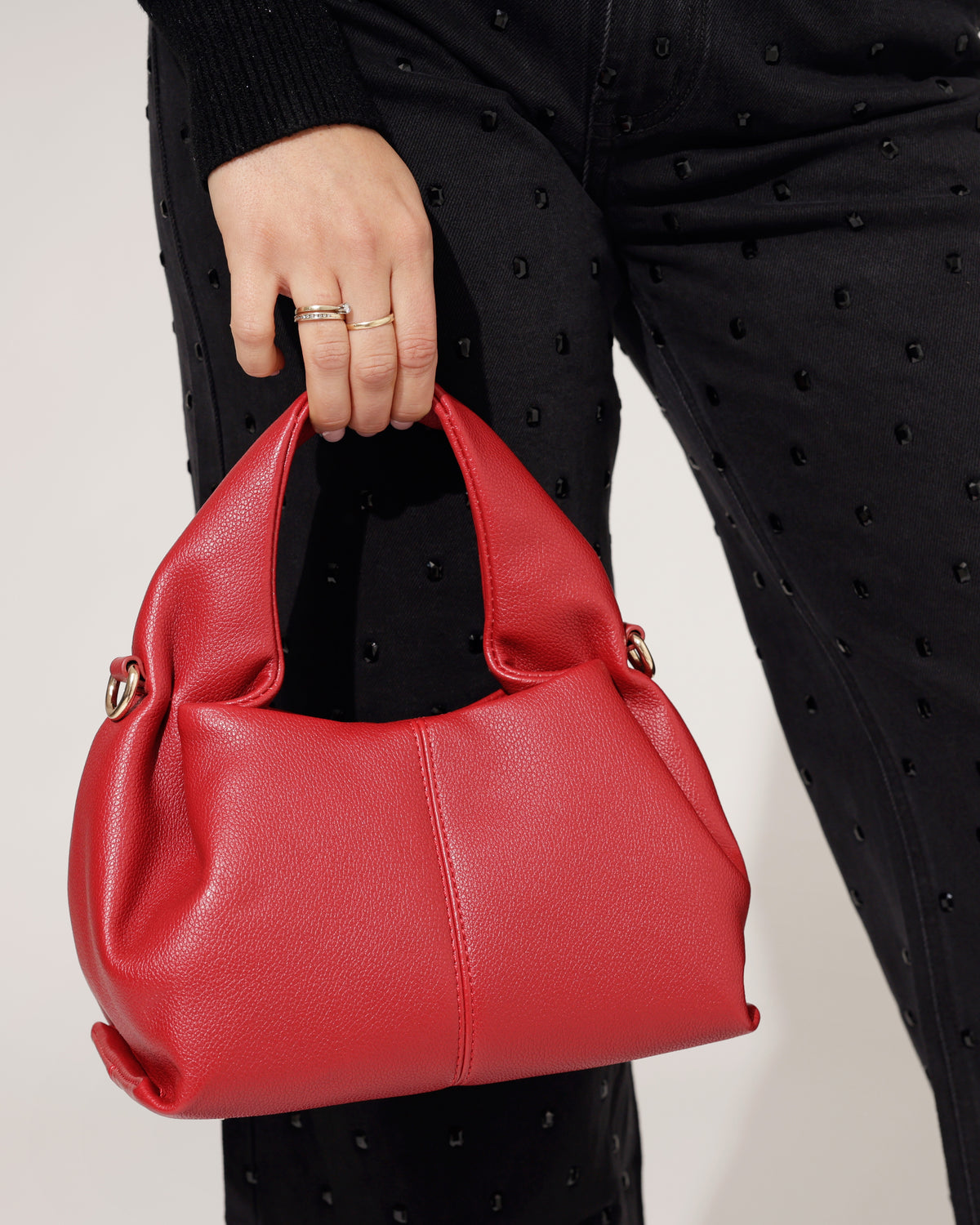 Schoudertas Amy in rood