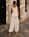 Co-ord set met studs Livia Zand