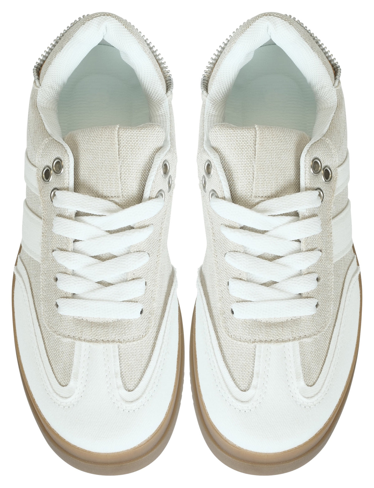 Sneaker Aya in beige, extra aanzicht 3