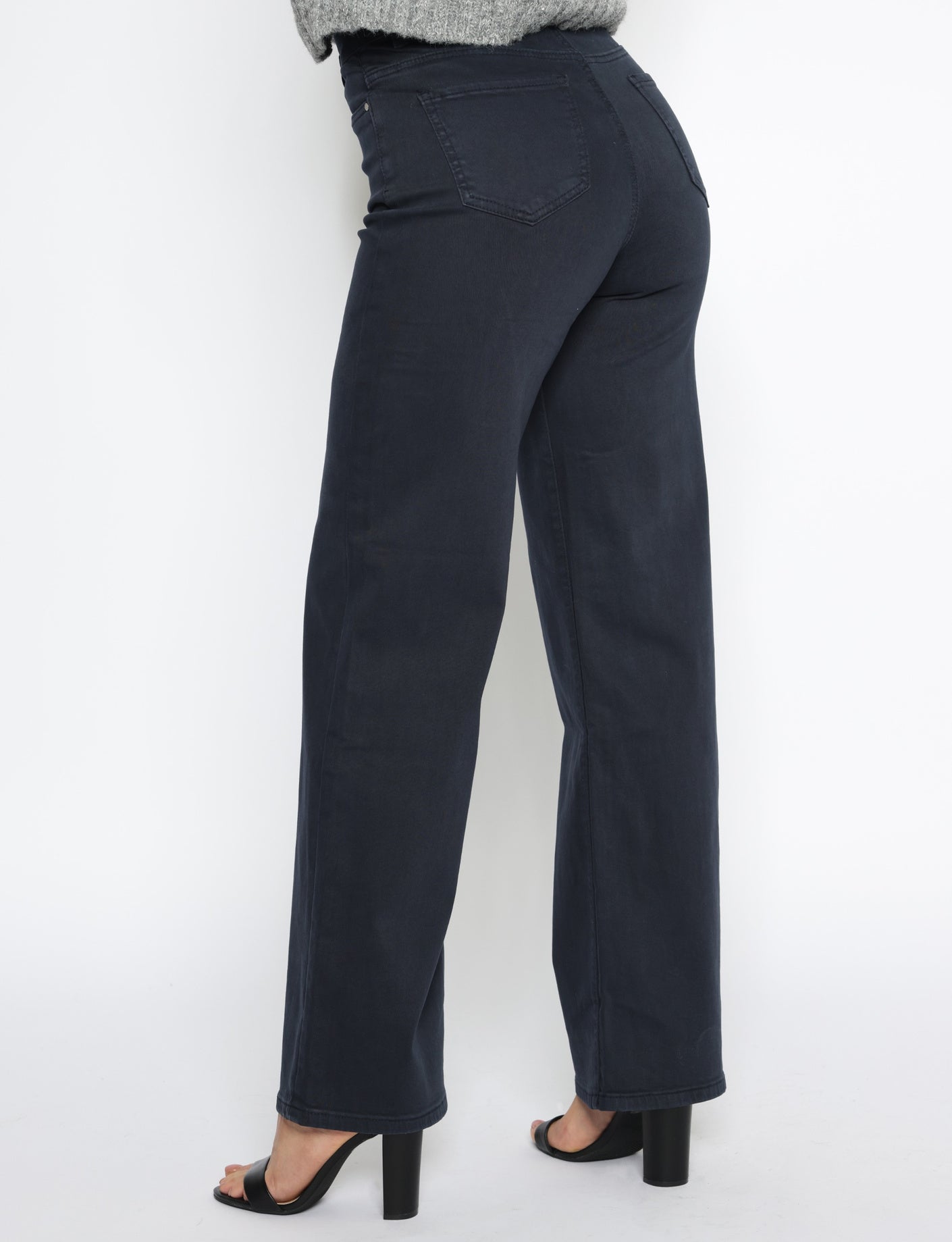 Goodies | Wide leg jeans Es-3 Donkerblauw