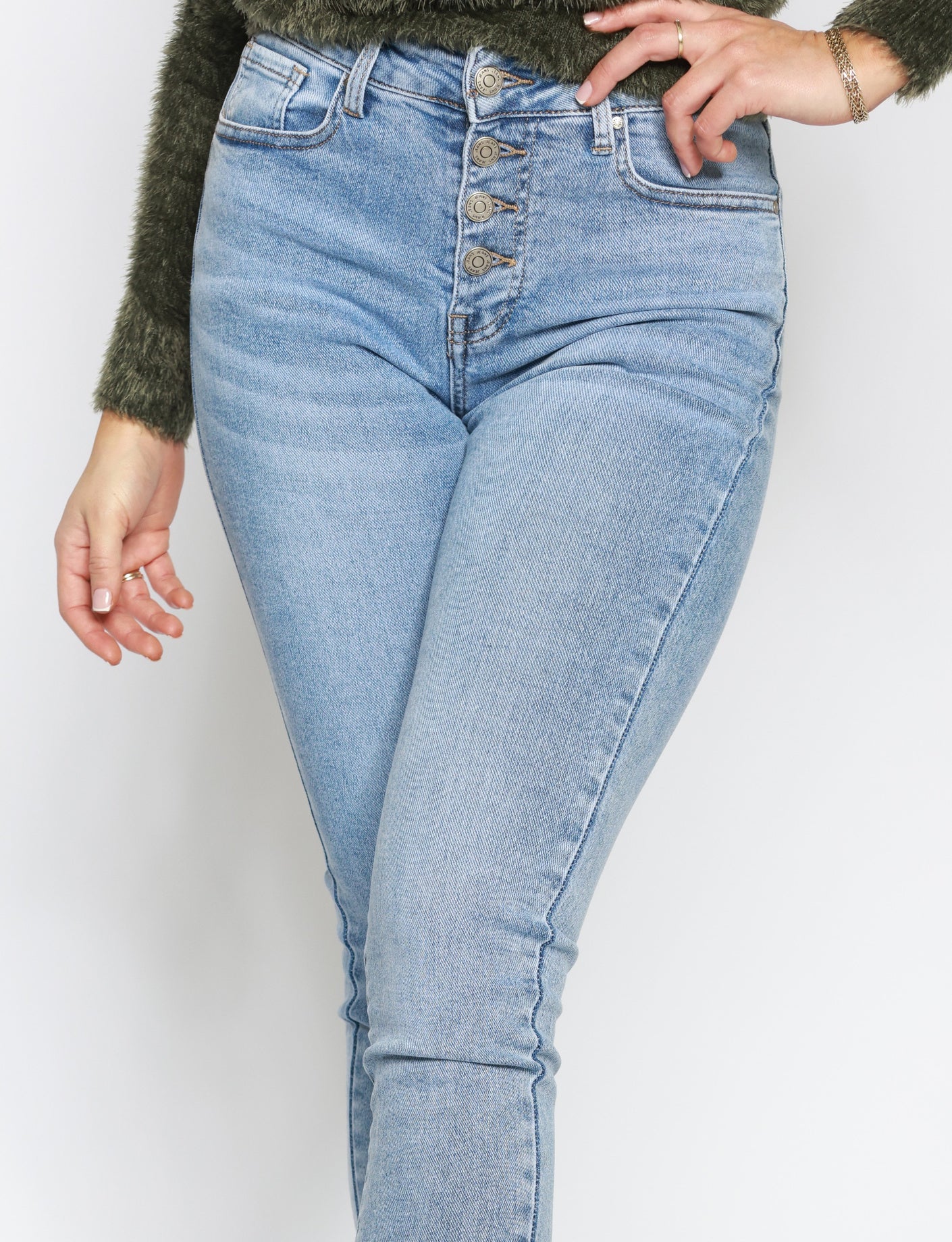 Hello Miss | Skinny jeans Abby Lichtblauw