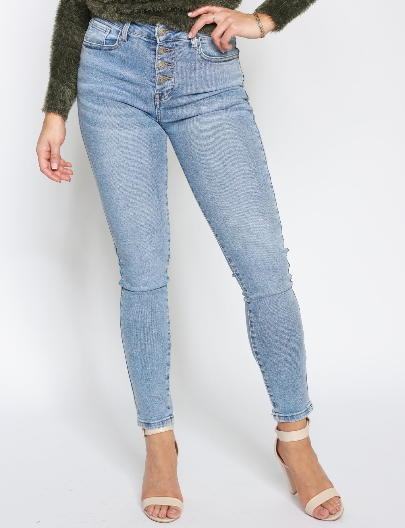 Hello Miss | Skinny jeans Abby Lichtblauw