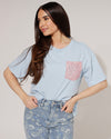 T-shirt Joney Lichtblauw