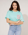 T-shirt Joney Turquoise