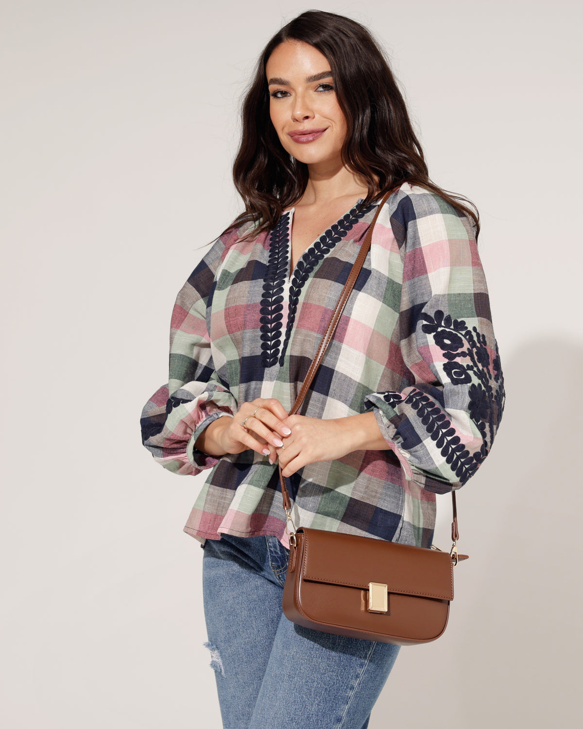 Tas Lela in bruin