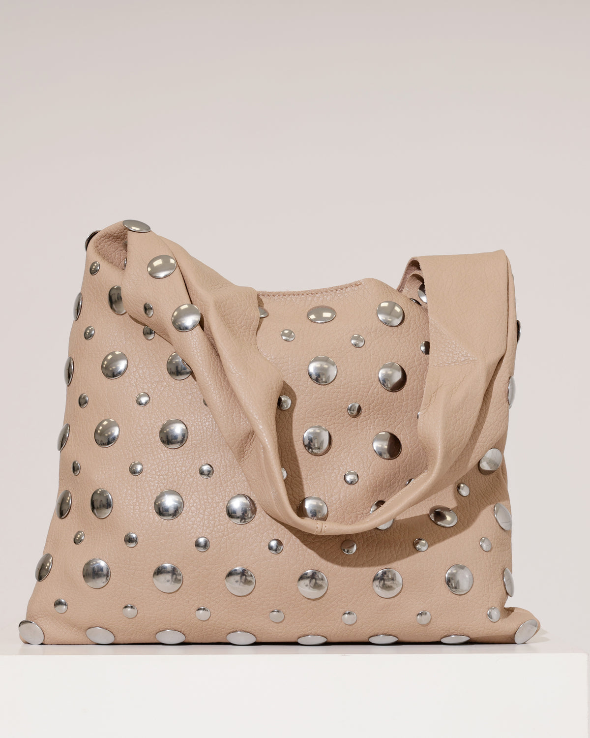 Tas Micha in taupe, extra aanzicht 2