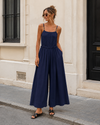 Jumpsuit met kralen Tisha Donkerblauw