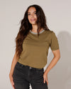 Top met ketting Evey Groen