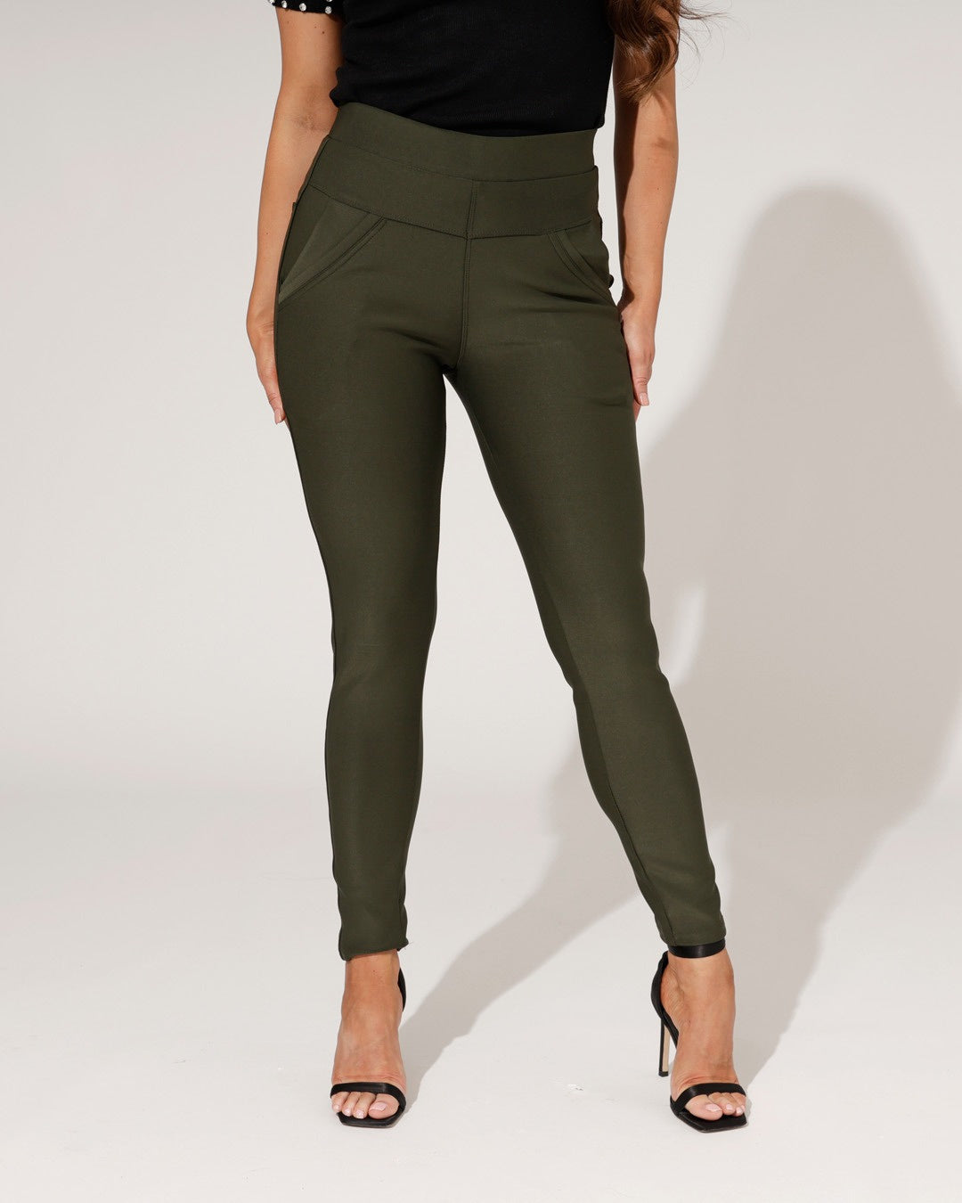 Broek Tess Donkergroen