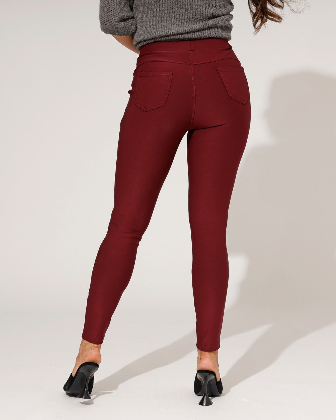 Broek Tess Bordeaux