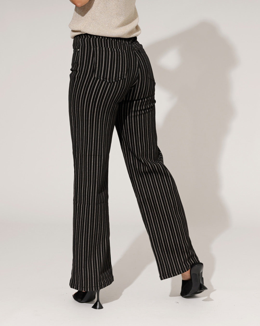 Goodies | Wide leg jeans Natas Zwart