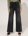 Ana & Lucy | Wide Leg Jeans Noe-4 Donkergrijs