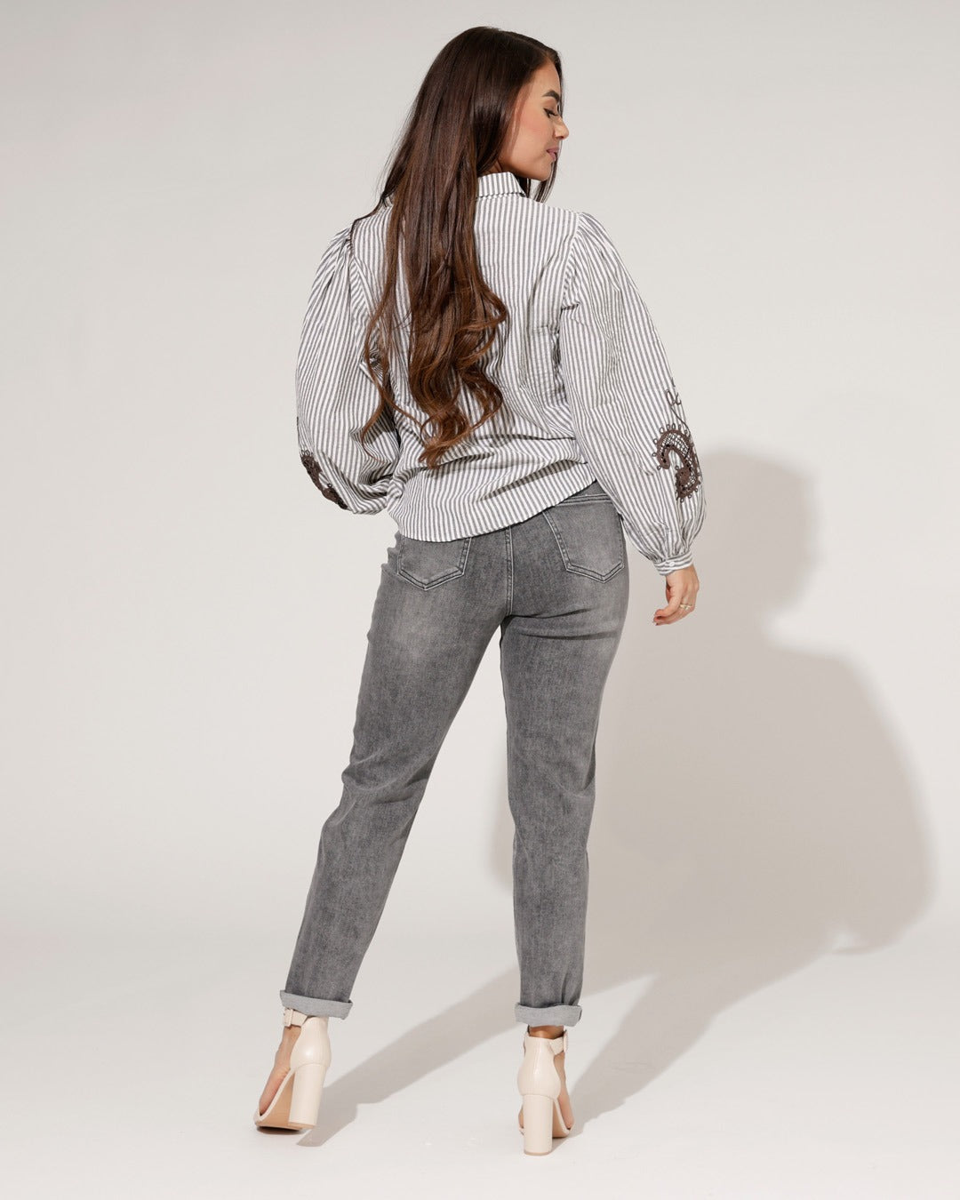Goodies | Mom jeans Milly Grijs