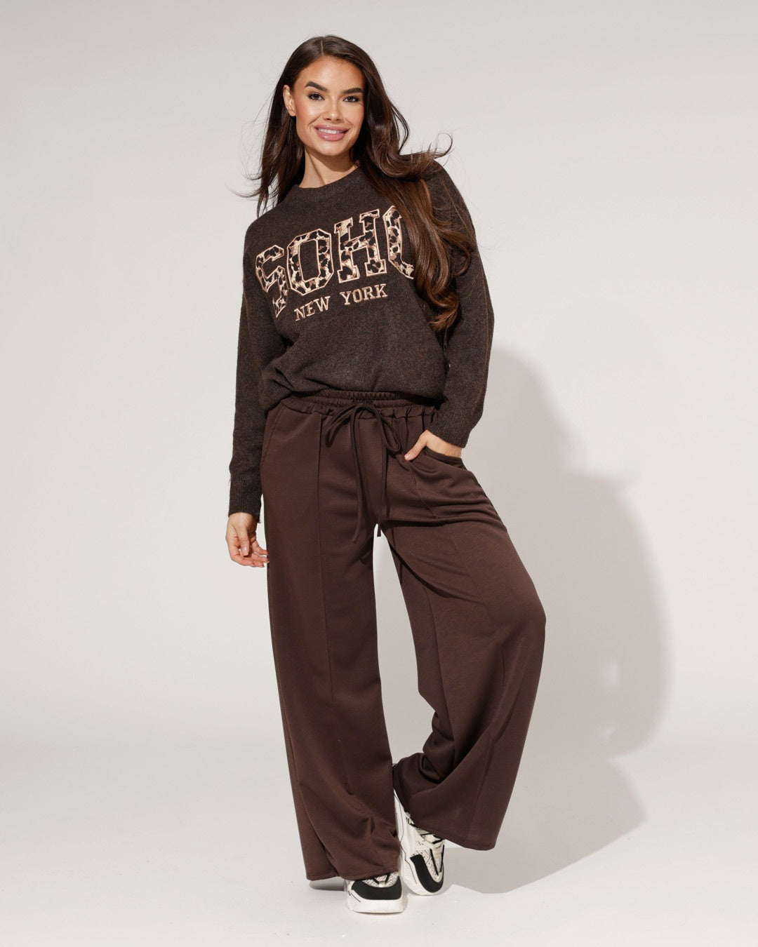 Broek Mira Donkerbruin
