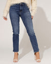 Ana & Lucy | Straight Jeans Kim Donkerblauw