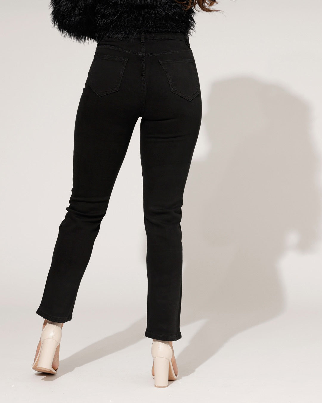 Hello Miss | Straight jeans Savvy-2 Zwart