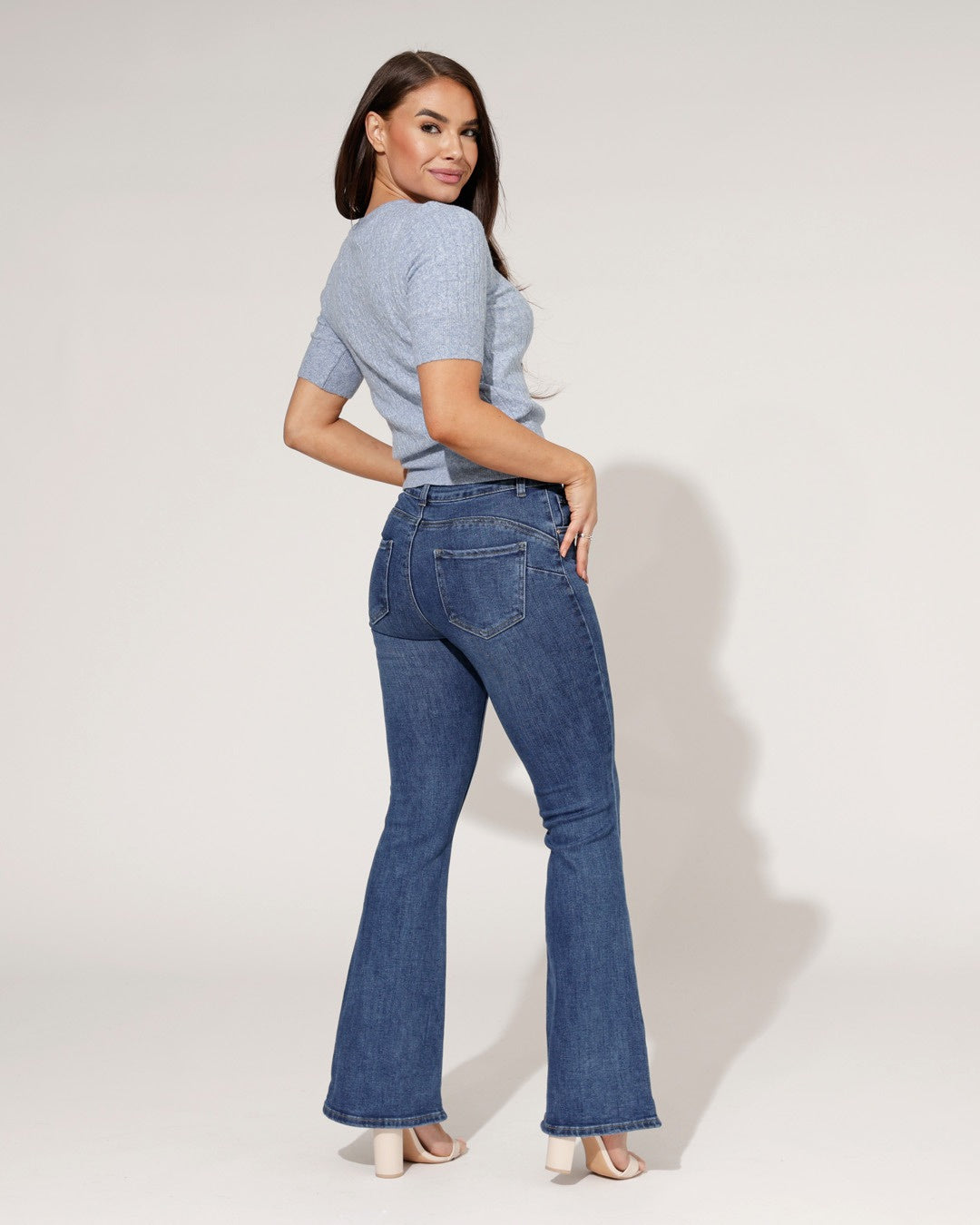 Goodies | Flared jeans Annu Blauw