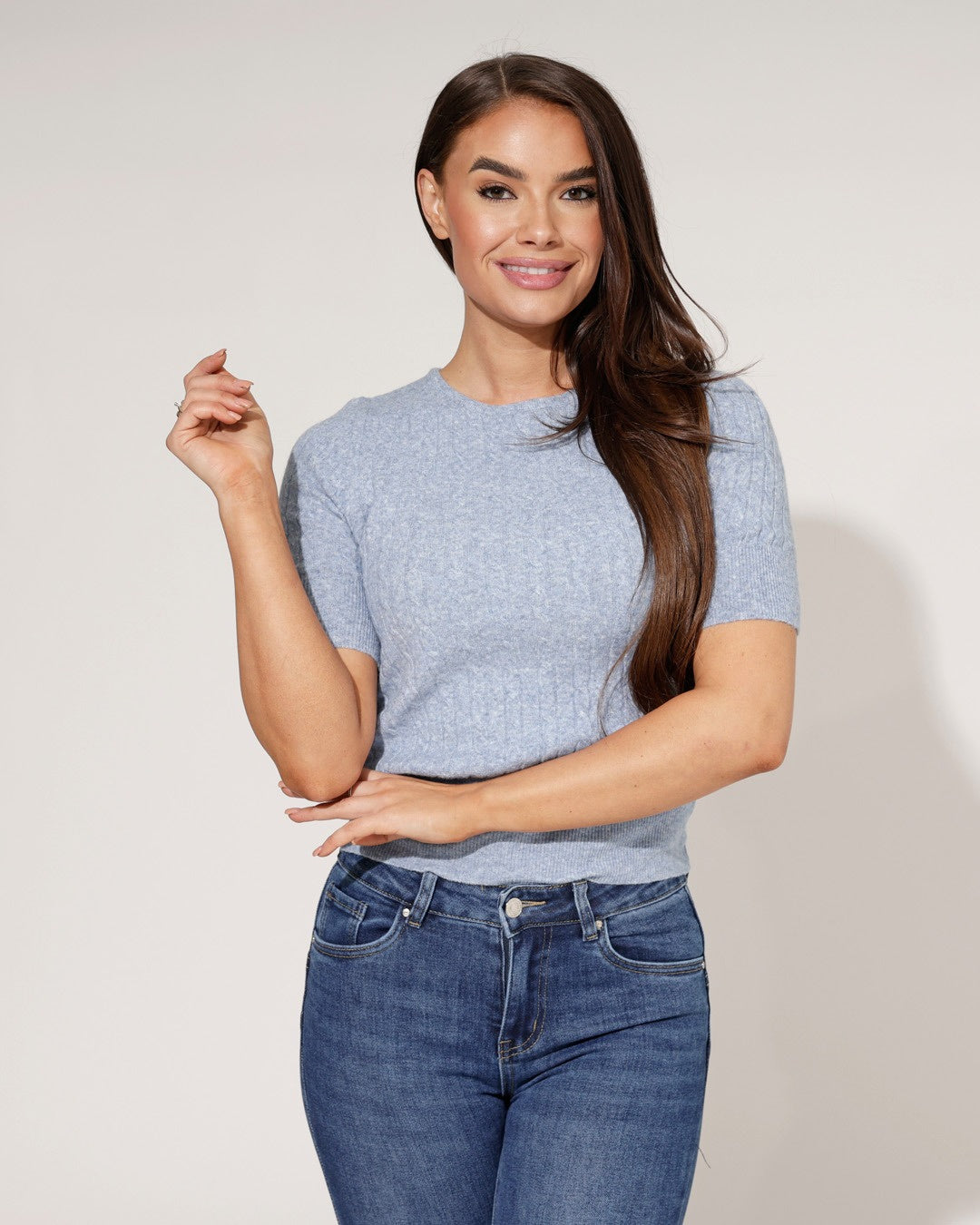 Top Hazel Lichtblauw